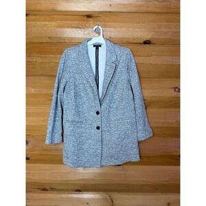 Torrid Studio Double Knit Boyfriend Blazer Women's Size 1 (1X) Longline Career